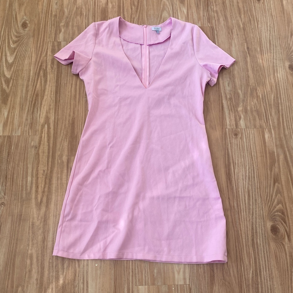 Tobi Zipped Back Dress
